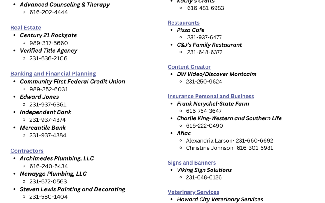 2025 Chamber Business Directory